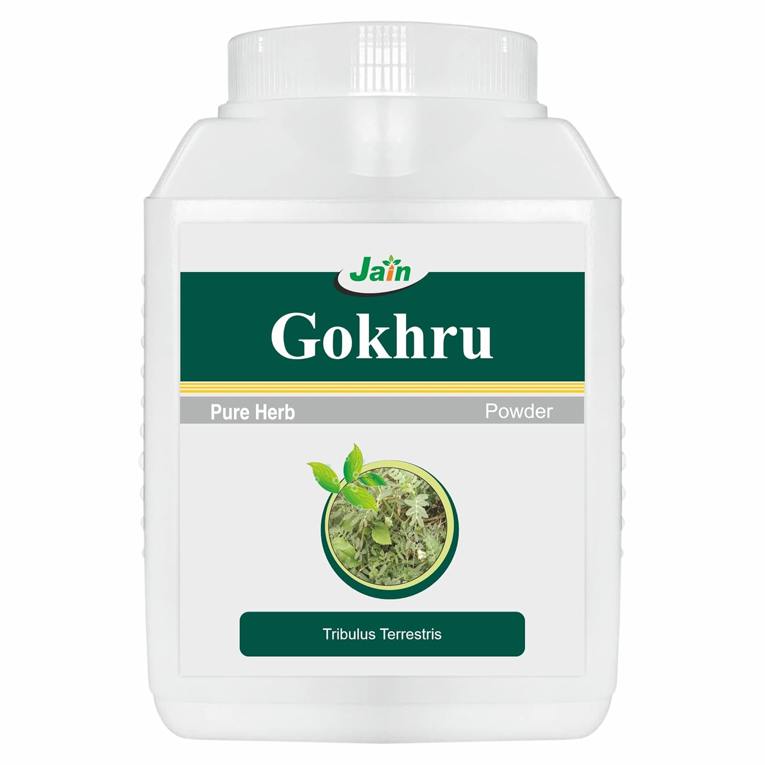 JAIN Gokhru |Tribulus Terrestris/Gokshura Powder – 400g, Brown,GKR400