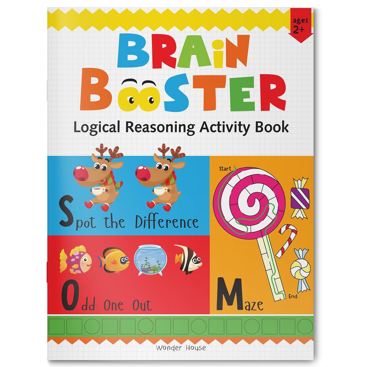 Preschool Activity Book: Brain Booster | Logical Reasoning Activities for Kids | Ages 3–5 | Build Thinking Skills Through Fun and Play
