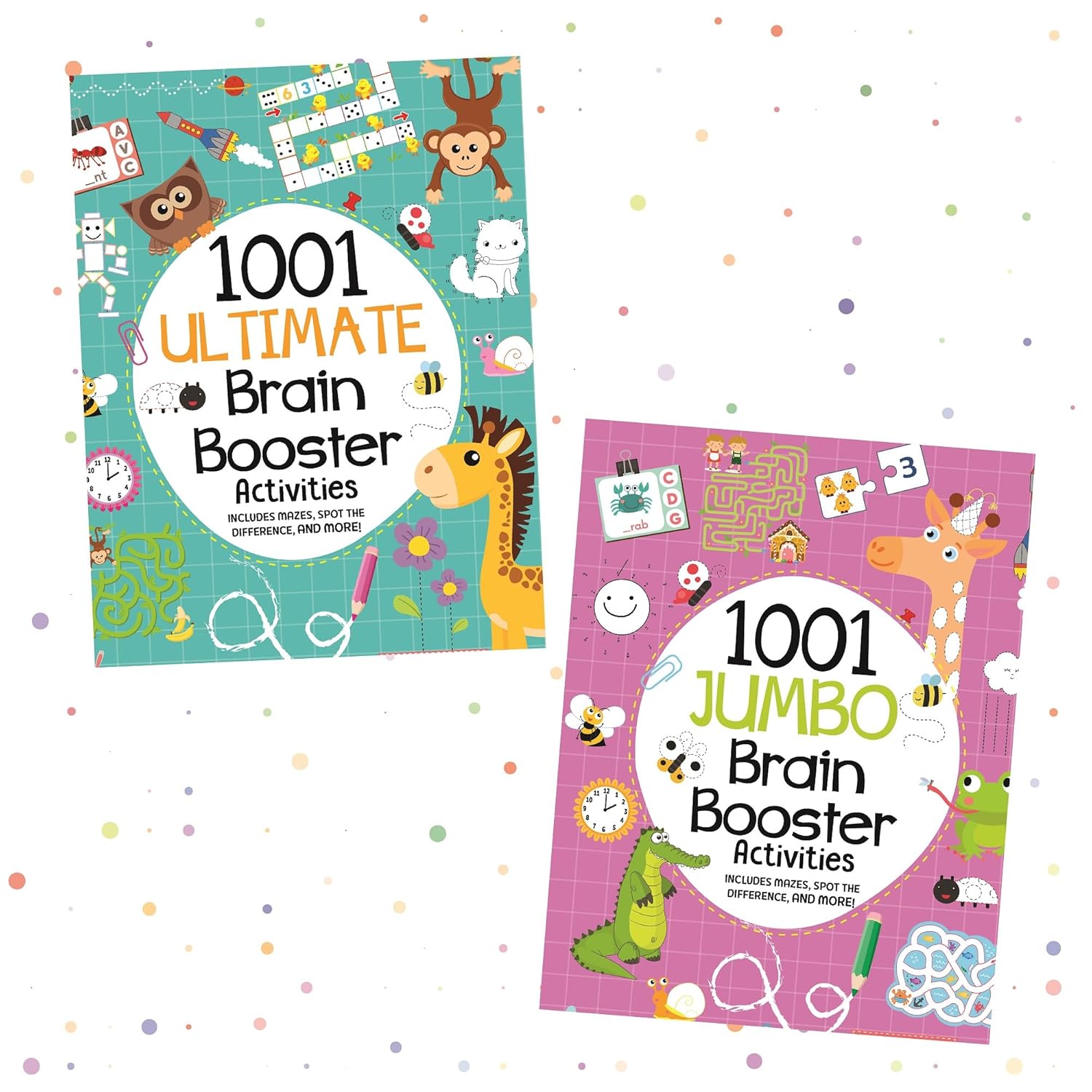 1001 Jumbo & Ultimate Brain Booster Activities for 3 to 8 Years Old Kids |Enhance the Child Mind with Cognitive Excellence with Interactive Activity Book