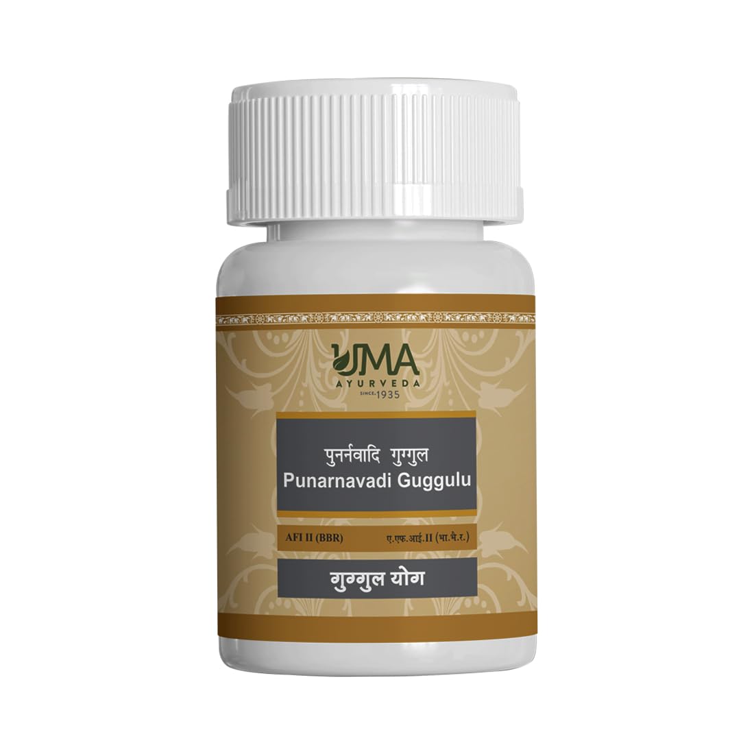 Uma Ayurveda Punarnavadi Guggulu – Natural – Ayurvedic – 80 Tablet | Helpful in Bone, Joint and Muscle Care Pain Relief, Hernia