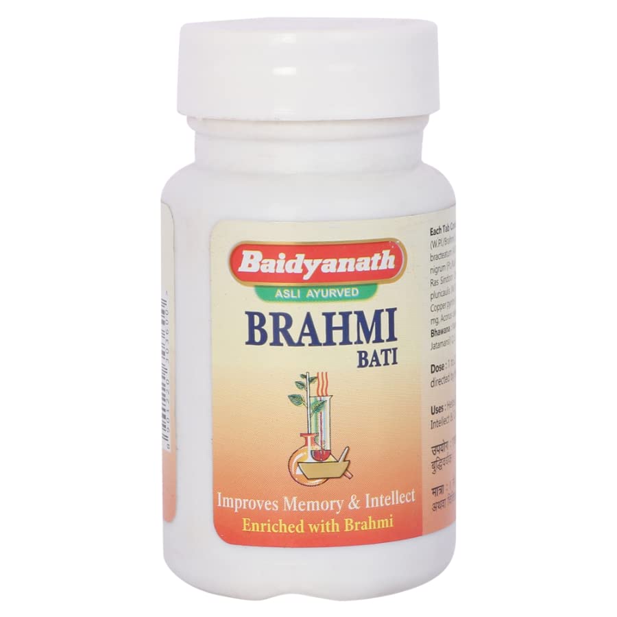 Baidyanath Jhansi Brahmi Bati – 80 tabs) |Pack of 3|