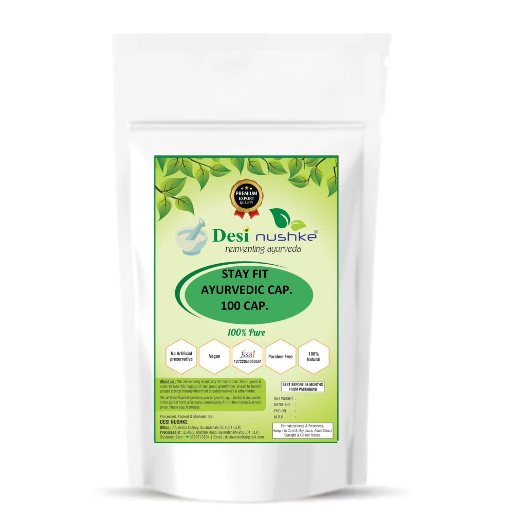 Desi Nushke Stay Fit Ayurvedic Capsule 100% Pure | 100 Capsule