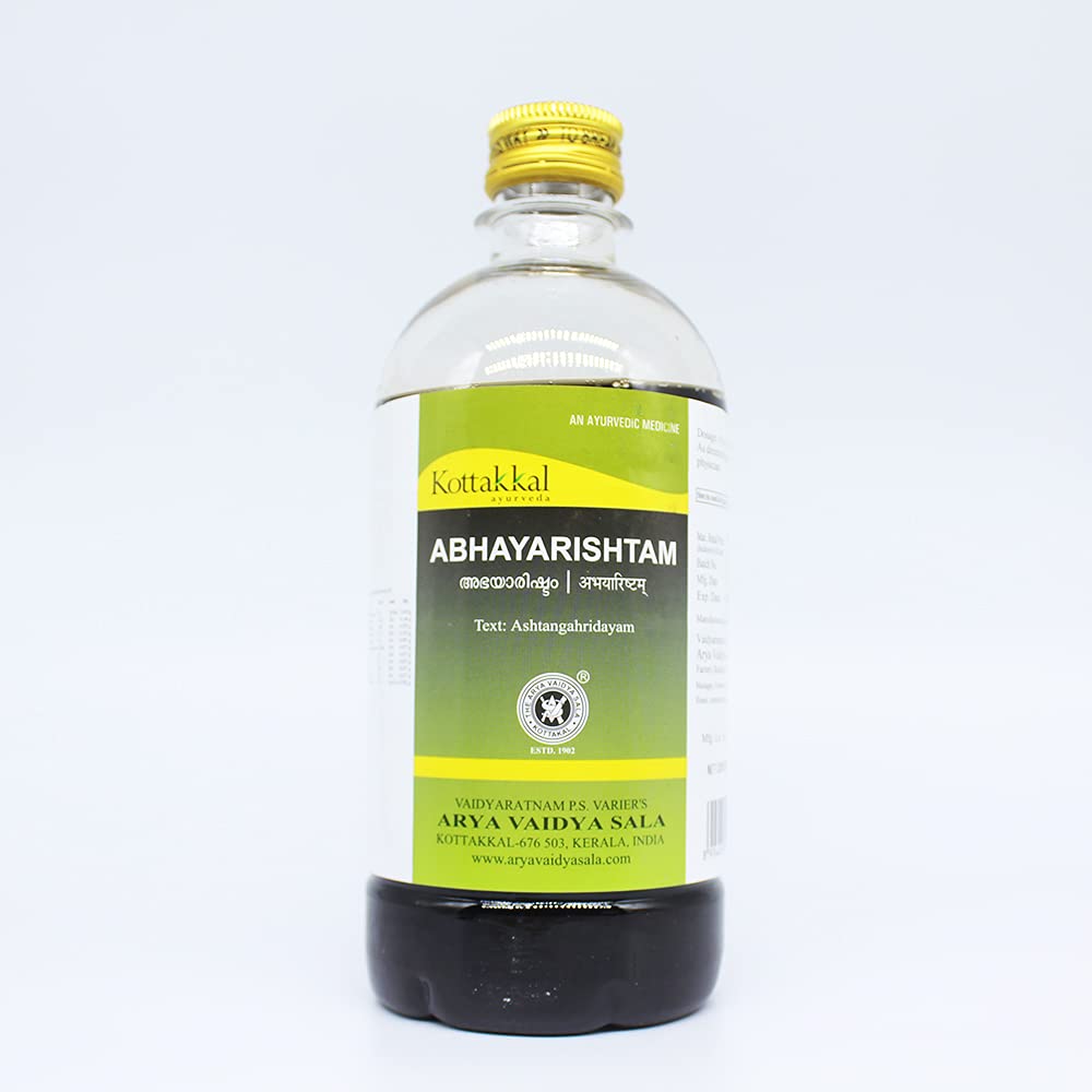 Abhayarishtam-450ML, (Pack Of 2), Of Arya Vaidya Sala Kottakkal and get Golden Oldie Herbs®, Sukanthi Pills-1gm