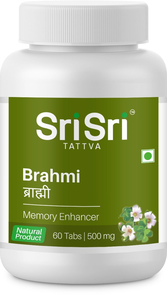 Sri Sri Tattva Brahmi 500Mg Tablet, 60 Count (Pack of 1)