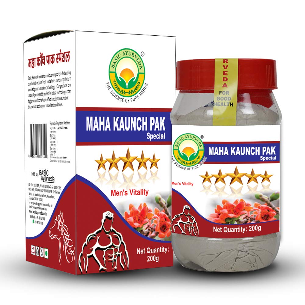 Basic Ayurveda Maha Kaunch Pak Special (200 gram) | Ayurvedic Pak | Improves Strength and Immunity | Digestion