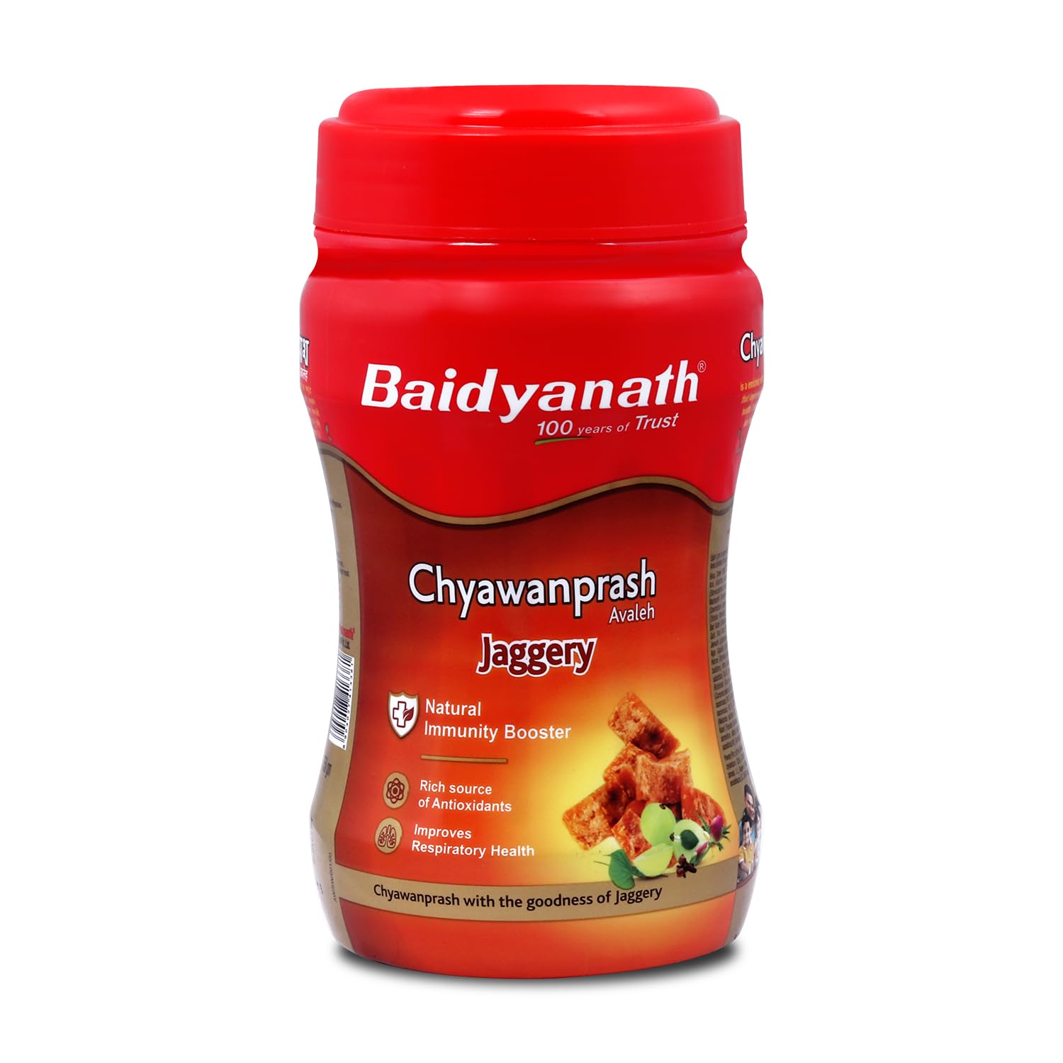 Baidyanath Jaggery Chyawanprash 750gm (Pack of 1)- Enriched with Amla and Pure Desi Ghee for All Age Groups