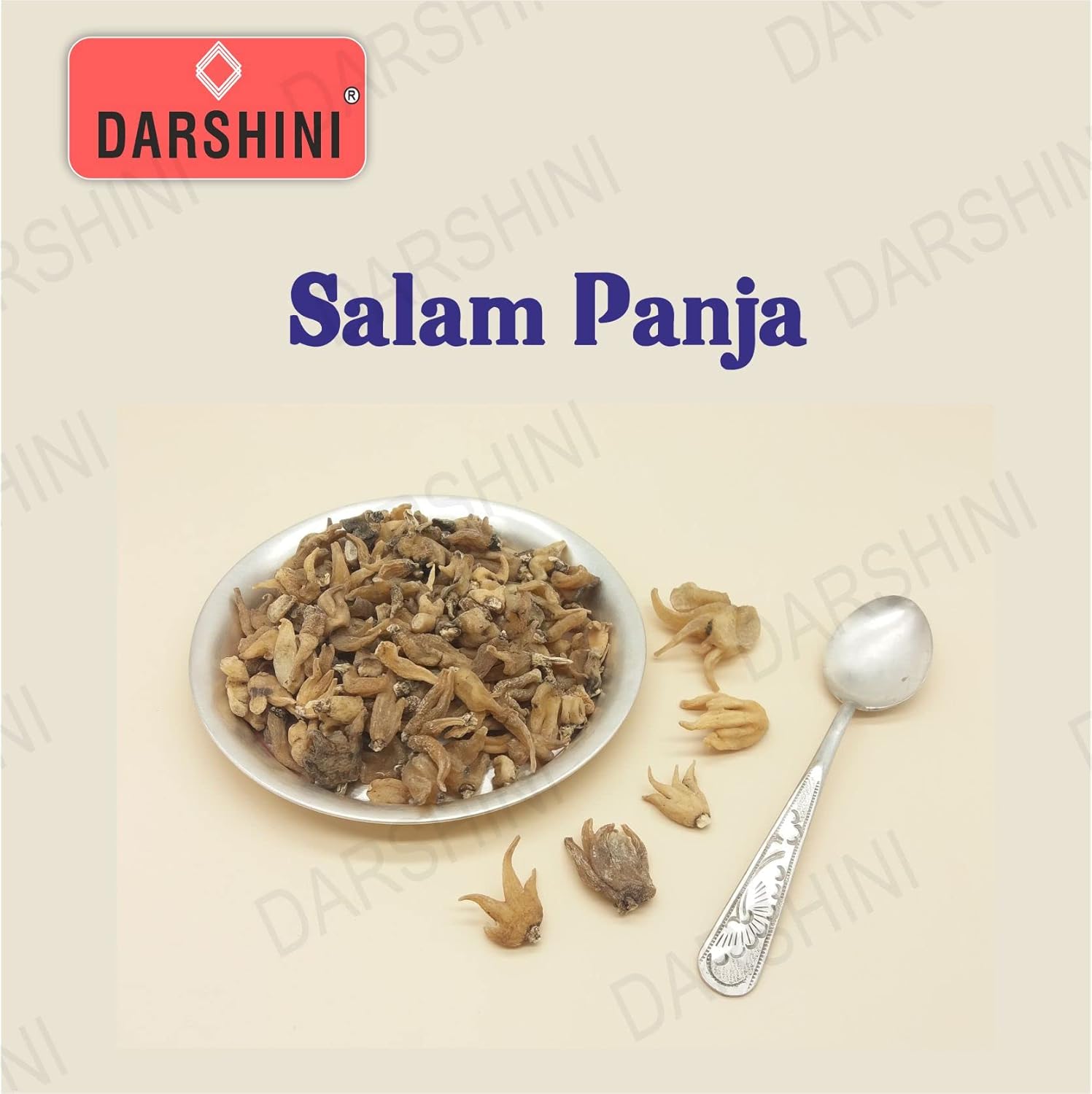 Darshini Salam Panja / Hatta Haddi / Salab Panja / Dactylorhiza hatagirea Powder, 25gm