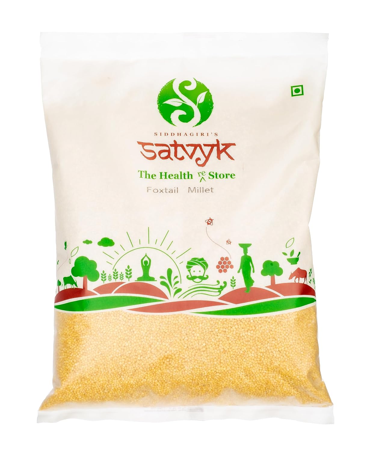 Siddhagiri’s Satvyk Organic Foxtail Millet, 1 kg
