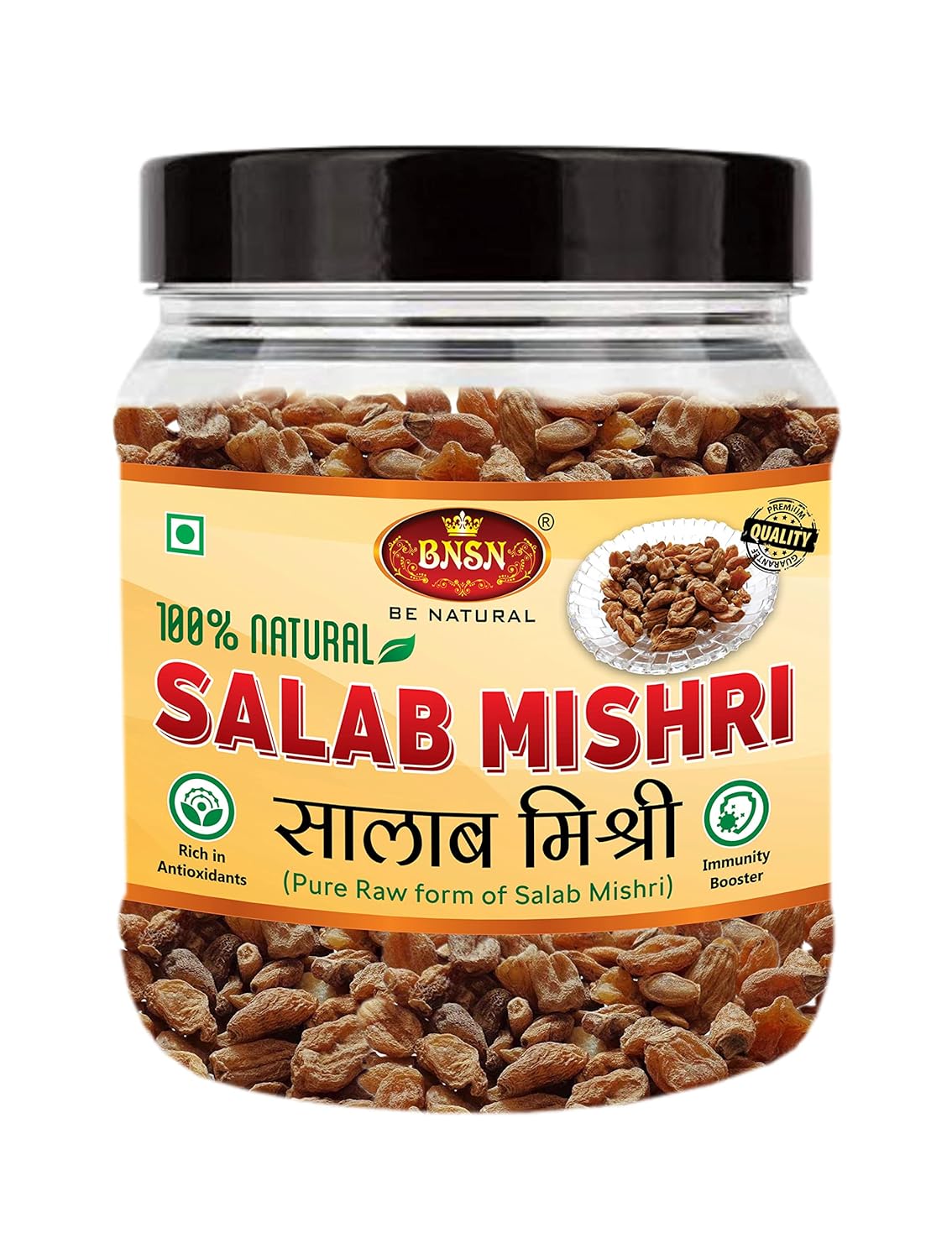 BNSN Salam Mishri -25Gm | Polygonatum Verticillatum | Salabmisri | Salab Mishri | Salmond Sugar | Salab Misri | सालम मिश्री | Orchis Mascula 100% Pure & Original -25Gm