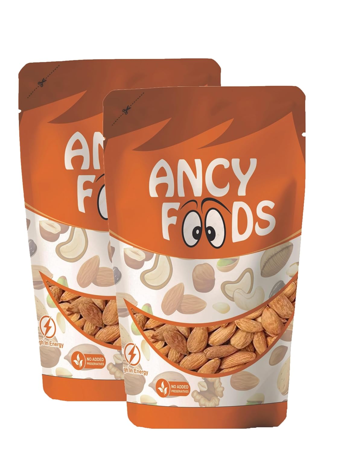 Ancy Gurbandi Almonds 500 Grams (250 Grams X 2) with Rich Flavor, High Antioxidant Content, and Brain-Boosting Nutrition for Daily Vitality and Wellness |Packed with Energy to Support Kids’ Learning, Adults’ Productivity, and Elders’ Strength