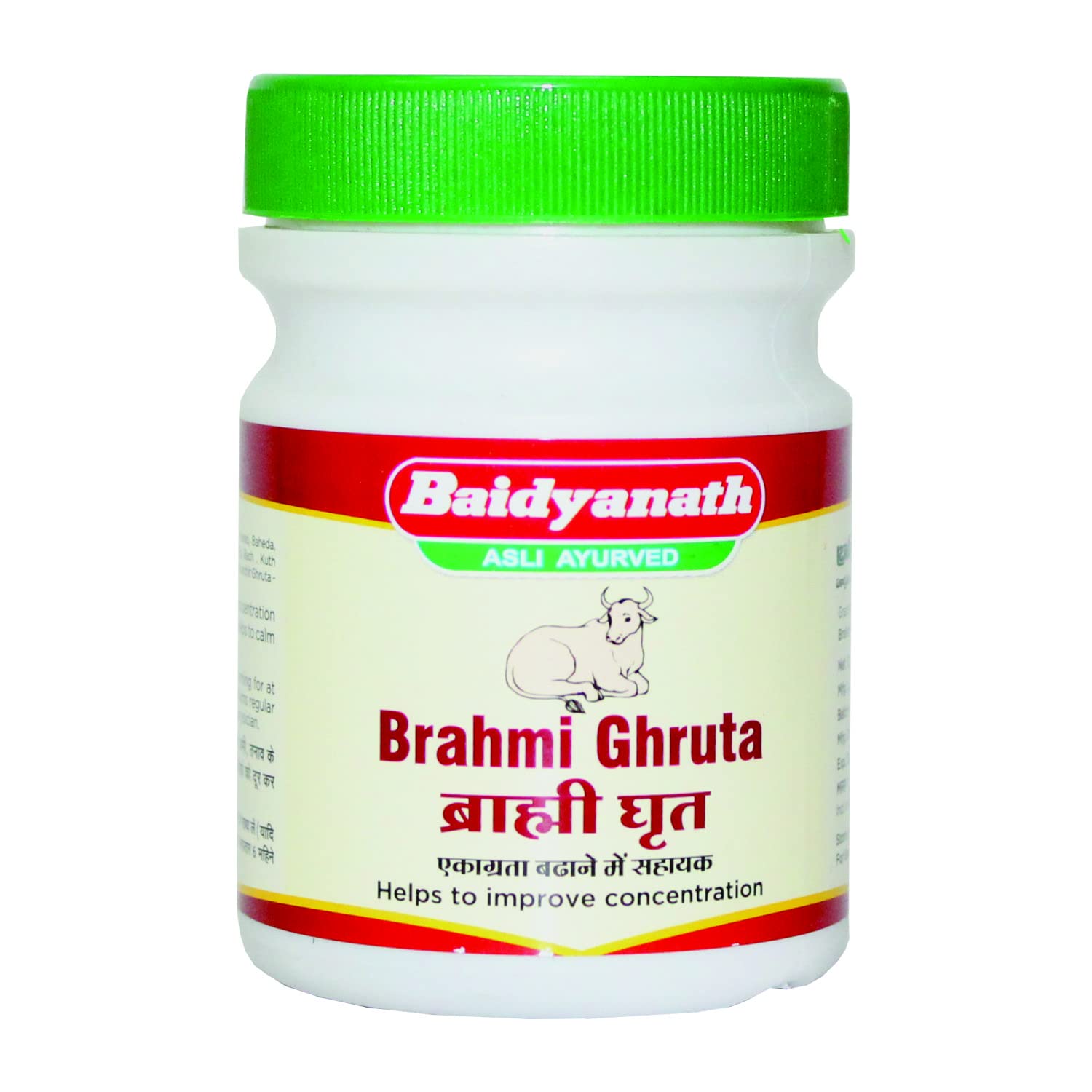 Baidyanath Asli Ayurved Brahmi Ghruta | Traditional Ayurvedic Herbal Ghee with Brahmi & Shankhpushpi | 100g | Supports General Well-being