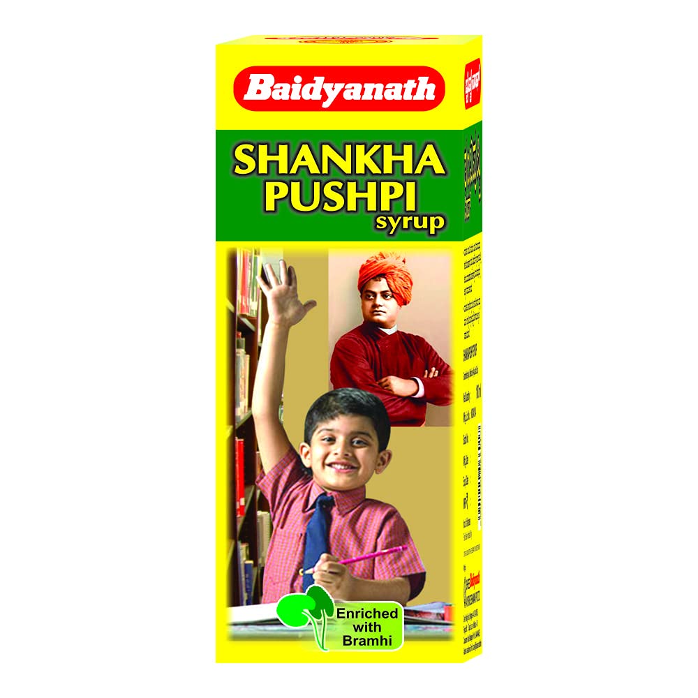 Baidyanath Shankhapushpi Syrup 200 ml , Liquid,(Pack of 2)