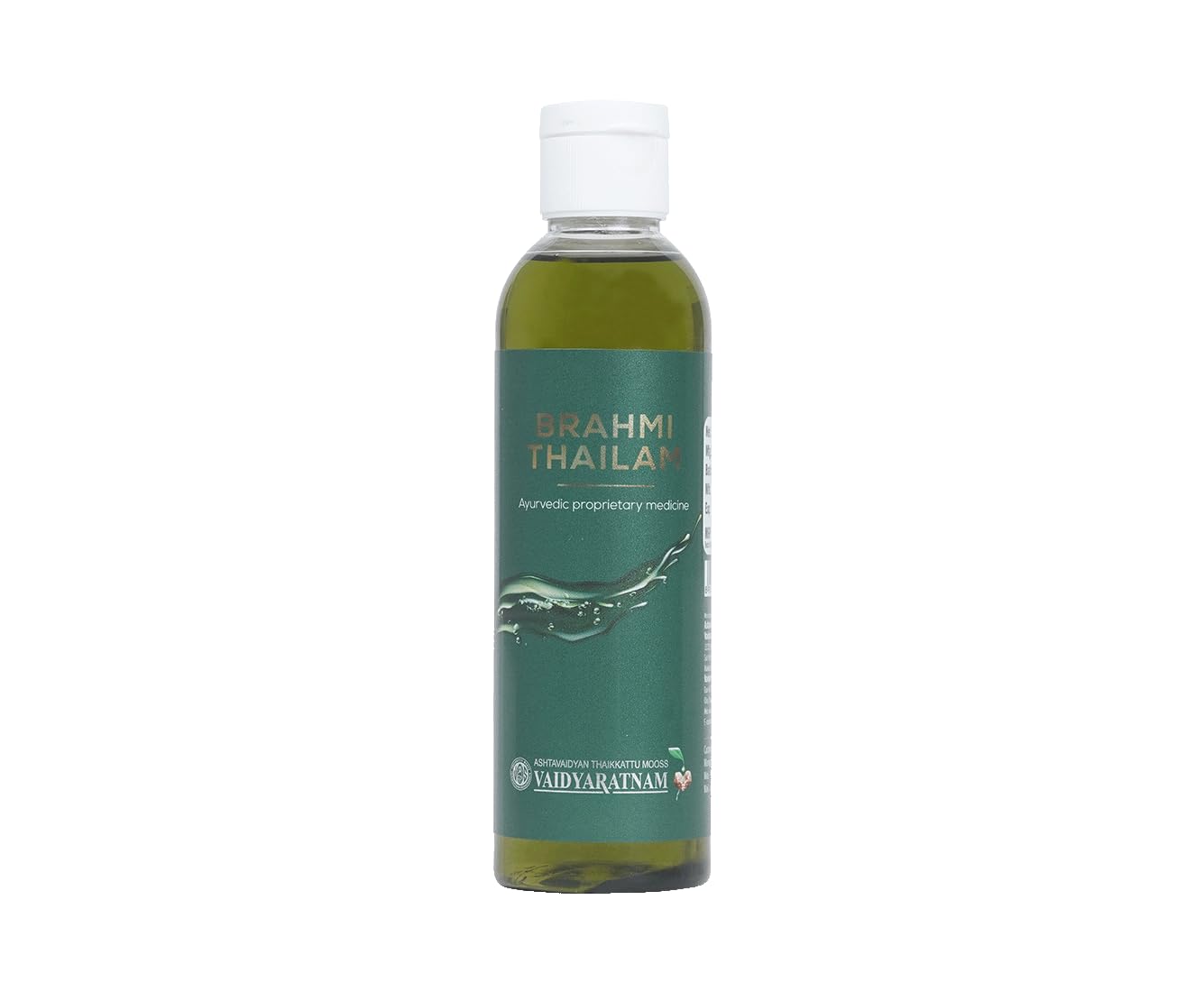 Brahmi Thailam 200 ML | Ayurvedic Hair Oil for Stress Relief, Mental Clarity & Hair Nourishment | Herbal Scalp Therapy for Growth & Relaxation | Authentic Formula by VAIDYARATNAM