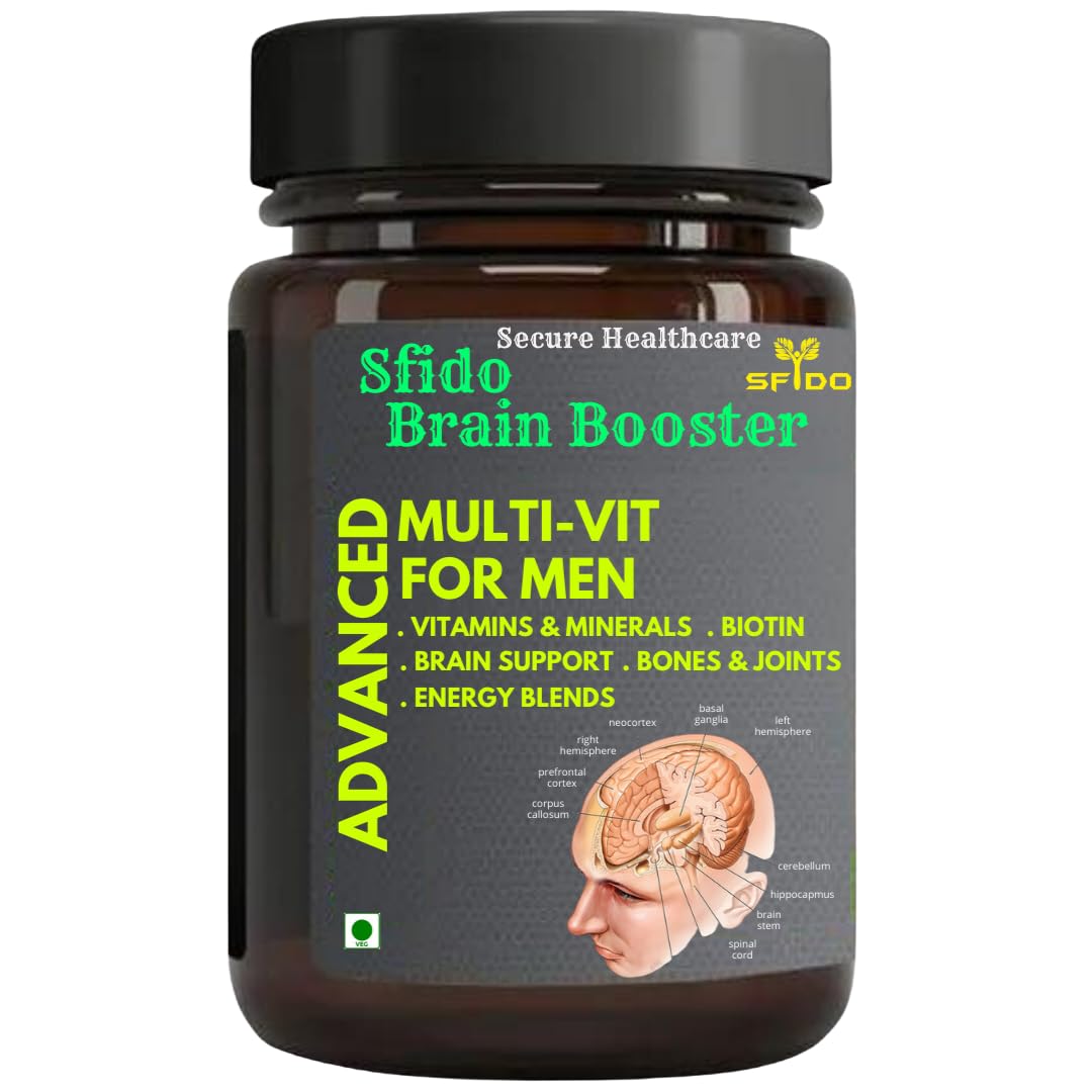 Brain Booster Capsule Brain & Memory Booster for Adults – Ayurvedic 30 Capsule Pack 1