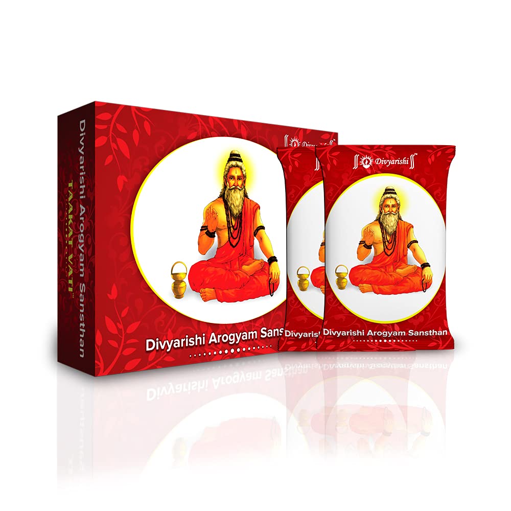 Divyarishi Taakat Vati Tablets – Weight Gain Supplement For Men & Women | Increase Muscle Mass & Support Healthy Weight Gain – 100% Natural Herbal Formula – 120 Tablets |
