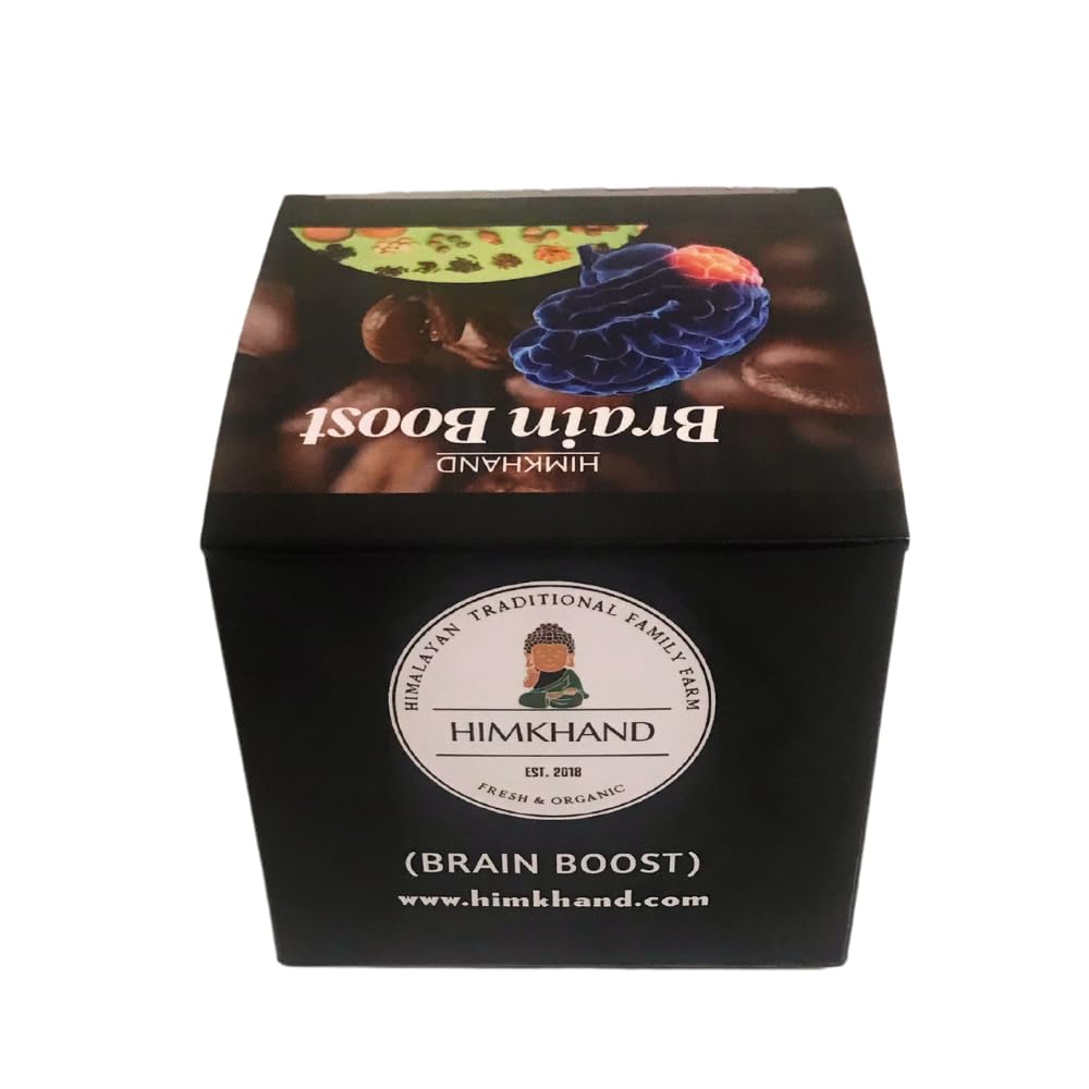 Himkhand Brain Boost Powder – Natural Nootropic Supplement for Focus, Memory & Mental Clarity | 100% Herbal Brain Support for All Ages Chocolate 250 Gram