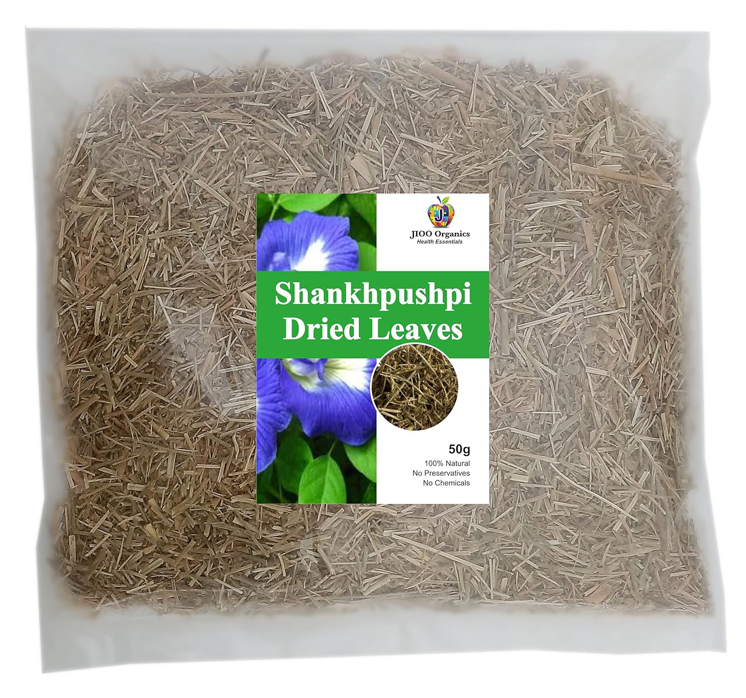 J Organics Natural Shankhapushpi (Convolvulus Pluricaulis), Shankhawali Sankhpushpi – 50 grams