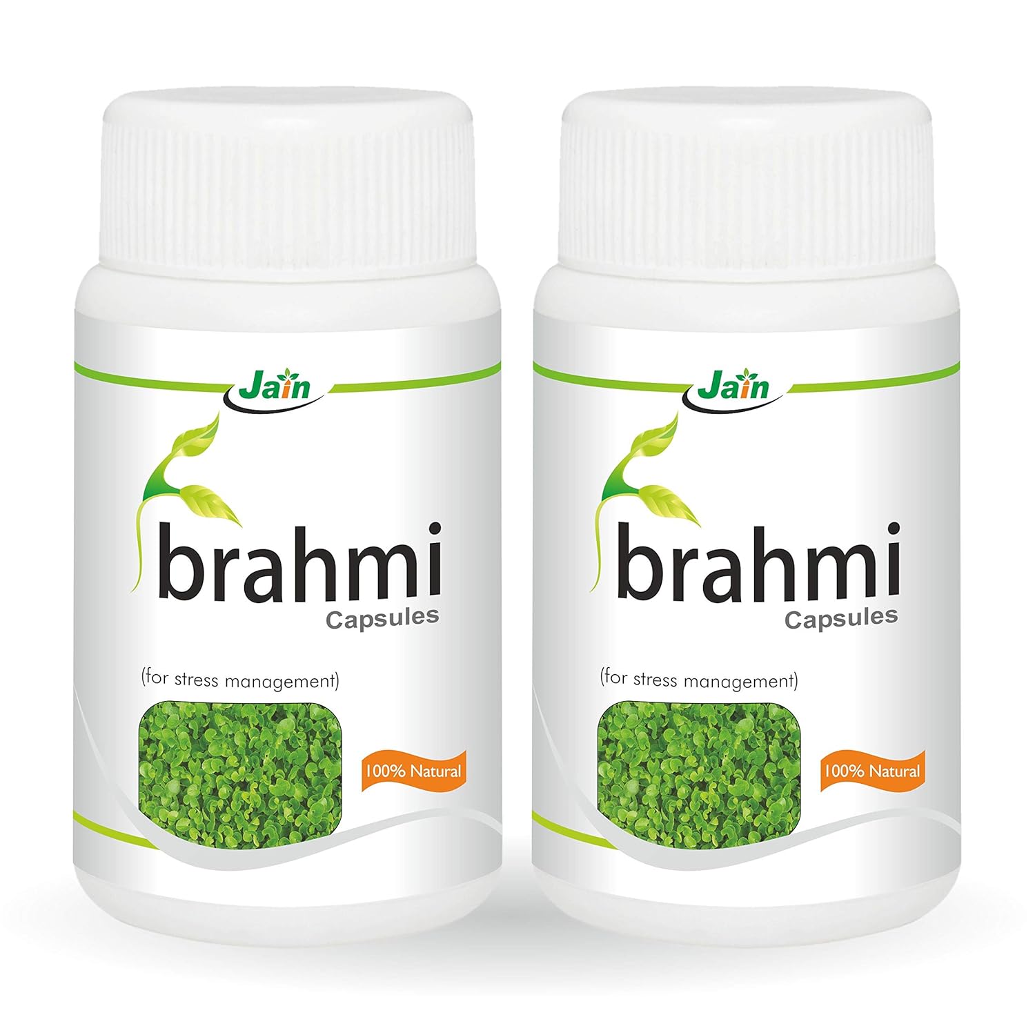 Jain Brahmi Capsules – 60 Count (Pack of 2)