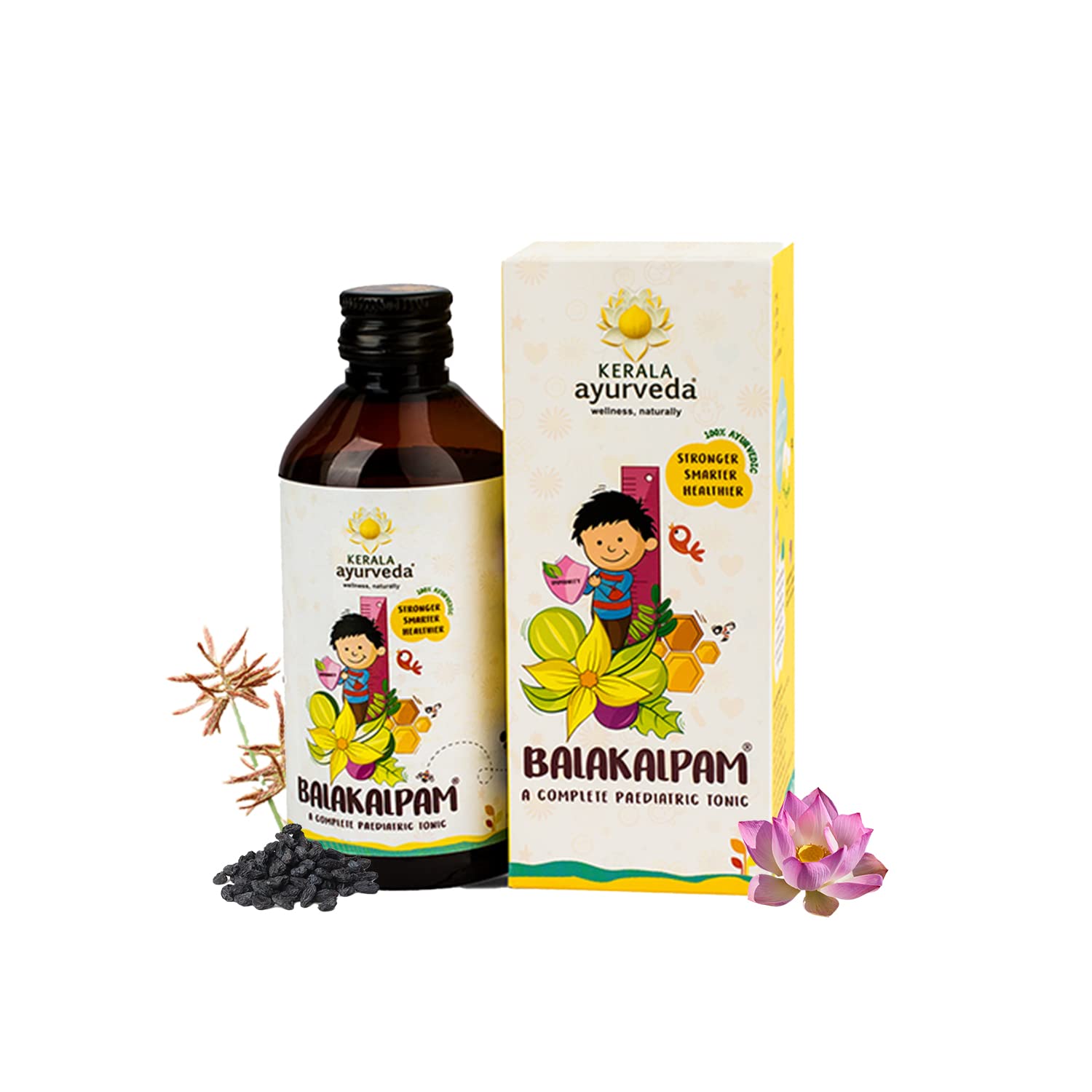 Kerala Ayurveda Balakalpam – 200ml | Ayurvedic Immunity Booster For Kids | Ayurvedic Tonic For Better Digestive Health | Relieves Constipation in Kids | Safe and Non-addictive Formula