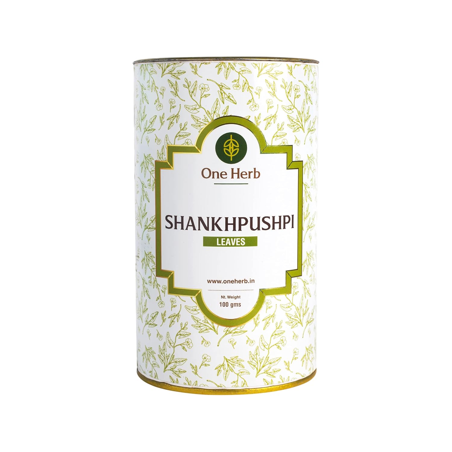 One Herb – Shankhpushpi Tea 100g, Superherb for Memory & Sleep, Helps with Headache, Herbal Tea, Caffeine Free