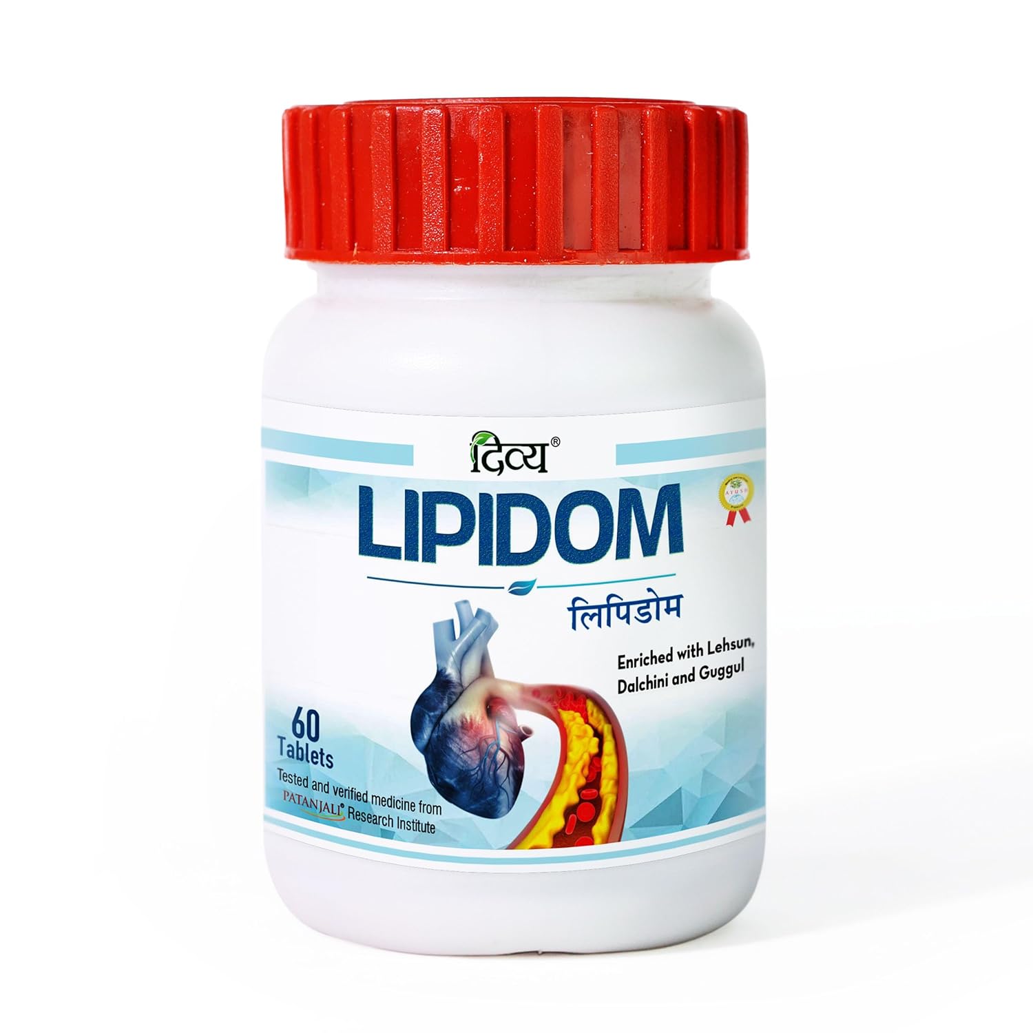 Patanjali Divya Lipidom 60 Tablets – Pack of 1