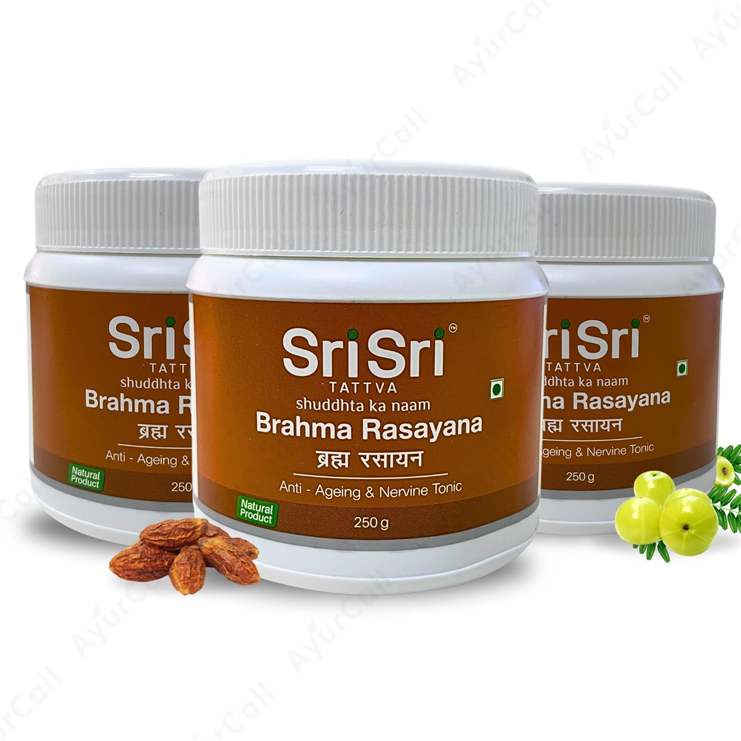 Sri Sri TATTVA shuddhta ka naam Brahma Rasayana, 250Gram (Pack Of 3)