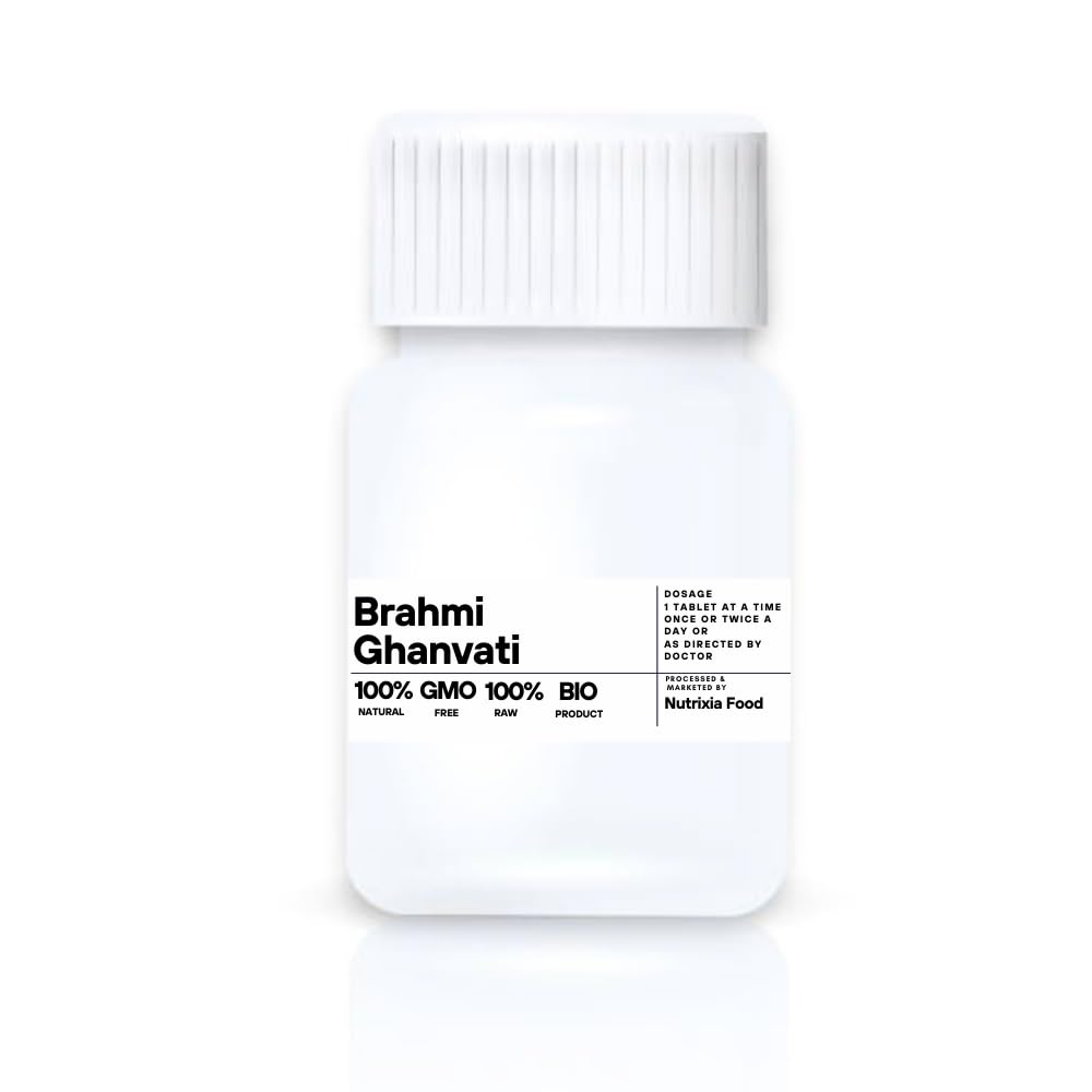 brahmi ghanvati Ghanvati-Ghan Vati-brahmi Ghanvati-brahmi Vati (100 Gms-330 Tablets)
